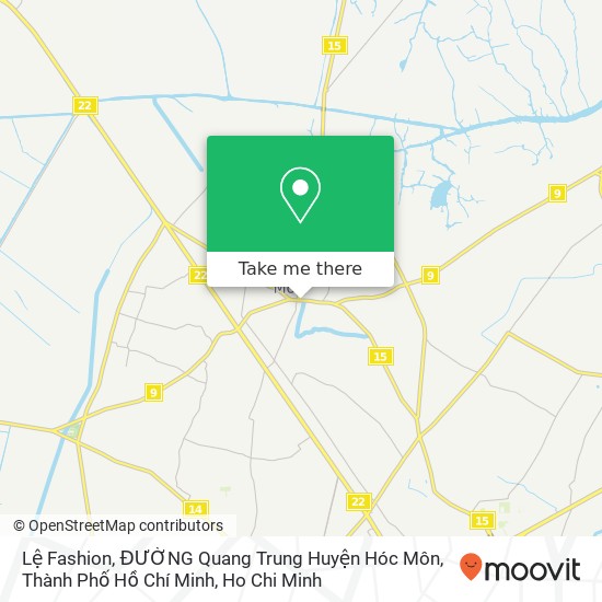 Lệ Fashion, ĐƯỜNG Quang Trung Huyện Hóc Môn, Thành Phố Hồ Chí Minh map