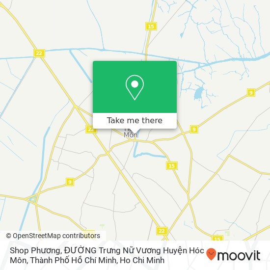 Shop Phương, ĐƯỜNG Trưng Nữ Vương Huyện Hóc Môn, Thành Phố Hồ Chí Minh map