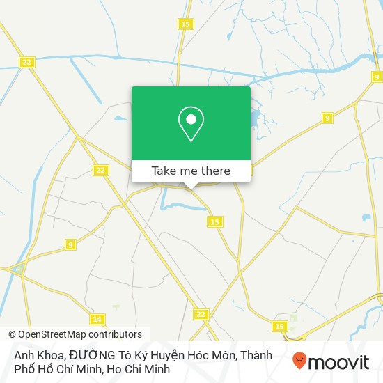 Anh Khoa, ĐƯỜNG Tô Ký Huyện Hóc Môn, Thành Phố Hồ Chí Minh map