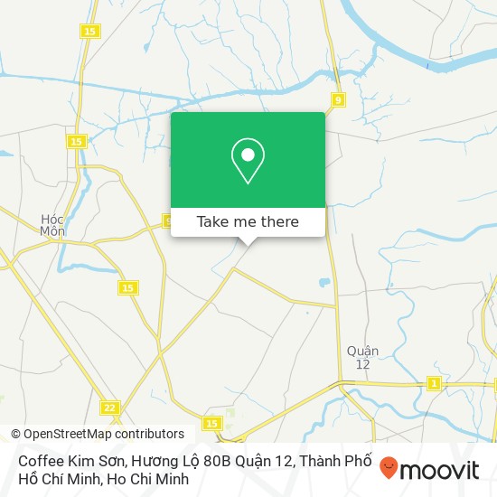 Coffee Kim Sơn, Hương Lộ 80B Quận 12, Thành Phố Hồ Chí Minh map