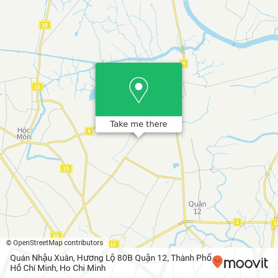 Quán Nhậu Xuân, Hương Lộ 80B Quận 12, Thành Phố Hồ Chí Minh map