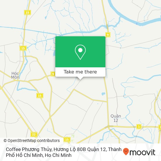 Coffee Phương Thủy, Hương Lộ 80B Quận 12, Thành Phố Hồ Chí Minh map