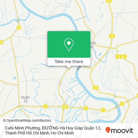 Cafe Minh Phương, ĐƯỜNG Hà Huy Giáp Quận 12, Thành Phố Hồ Chí Minh map