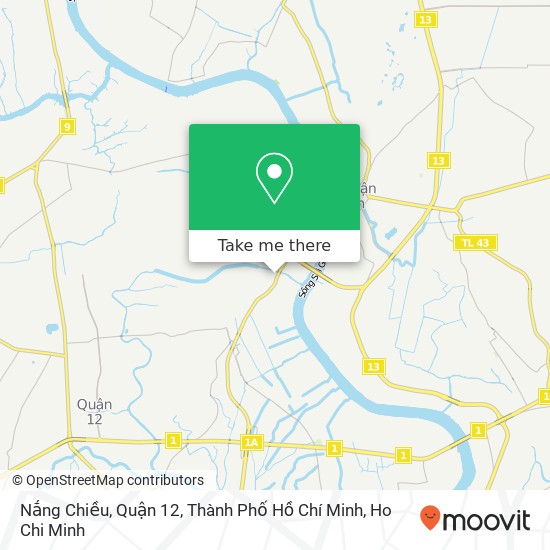 Nắng Chiều, Quận 12, Thành Phố Hồ Chí Minh map