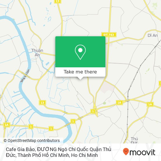 Cafe Gia Bảo, ĐƯỜNG Ngô Chí Quốc Quận Thủ Đức, Thành Phố Hồ Chí Minh map