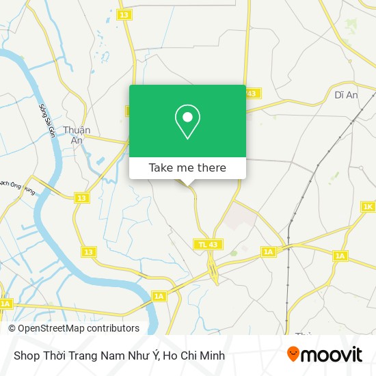 Shop Thời Trang Nam Như Ý map