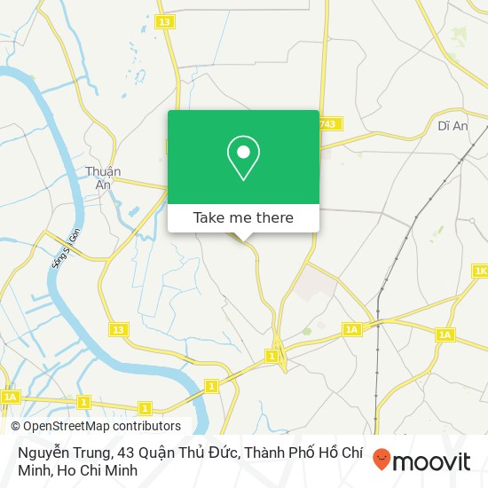 Nguyễn Trung, 43 Quận Thủ Đức, Thành Phố Hồ Chí Minh map