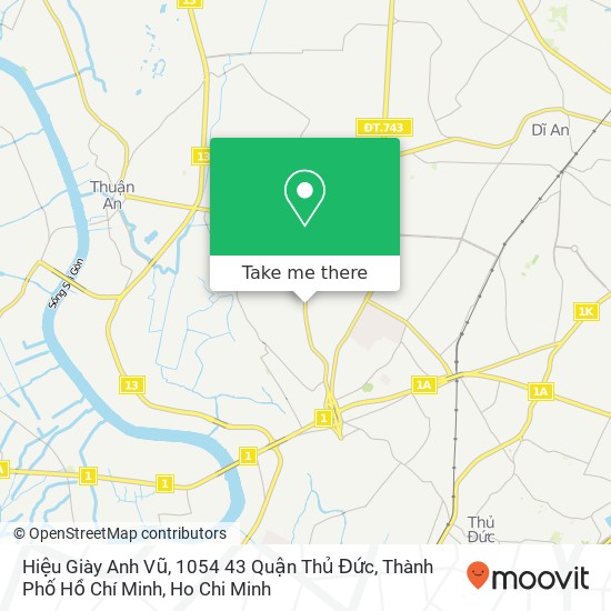 Hiệu Giày Anh Vũ, 1054 43 Quận Thủ Đức, Thành Phố Hồ Chí Minh map