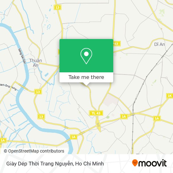 Giày Dép Thời Trang Nguyễn map