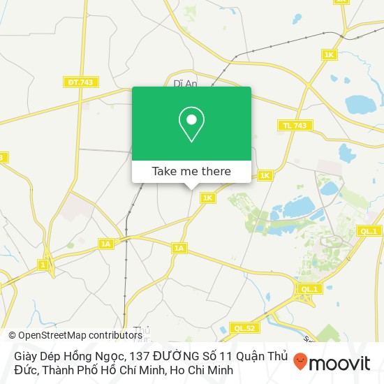 Giày Dép Hồng Ngọc, 137 ĐƯỜNG Số 11 Quận Thủ Đức, Thành Phố Hồ Chí Minh map