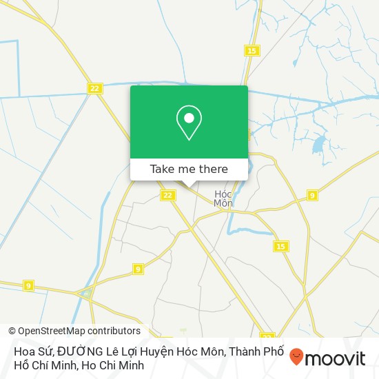 Hoa Sứ, ĐƯỜNG Lê Lợi Huyện Hóc Môn, Thành Phố Hồ Chí Minh map