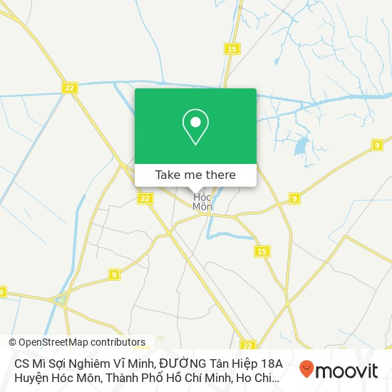 CS Mì Sợi Nghiêm Vĩ Minh, ĐƯỜNG Tân Hiệp 18A Huyện Hóc Môn, Thành Phố Hồ Chí Minh map