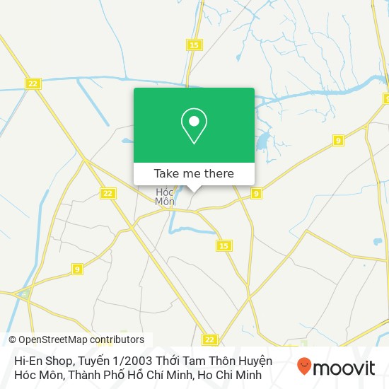 Hi-En Shop, Tuyến 1 / 2003 Thới Tam Thôn Huyện Hóc Môn, Thành Phố Hồ Chí Minh map