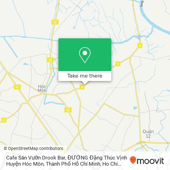 Cafe Sân Vườn Drook Bar, ĐƯỜNG Đặng Thúc Vịnh Huyện Hóc Môn, Thành Phố Hồ Chí Minh map