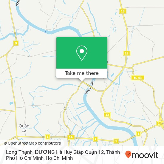 Long Thạnh, ĐƯỜNG Hà Huy Giáp Quận 12, Thành Phố Hồ Chí Minh map