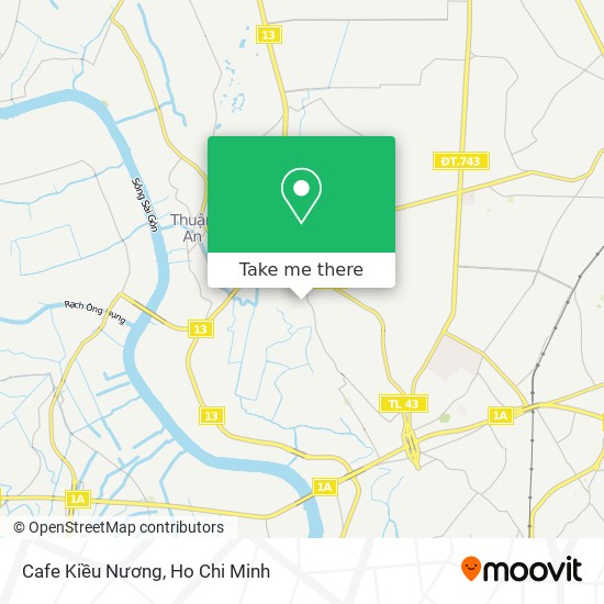 Cafe Kiều Nương map