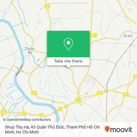 Shop Thu Hà, 43 Quận Thủ Đức, Thành Phố Hồ Chí Minh map