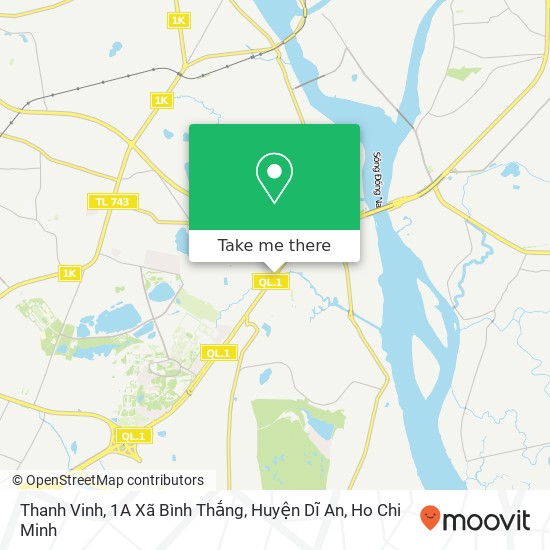 Thanh Vinh, 1A Xã Bình Thắng, Huyện Dĩ An map