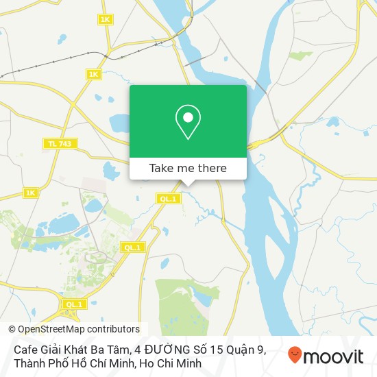 Cafe Giải Khát Ba Tâm, 4 ĐƯỜNG Số 15 Quận 9, Thành Phố Hồ Chí Minh map