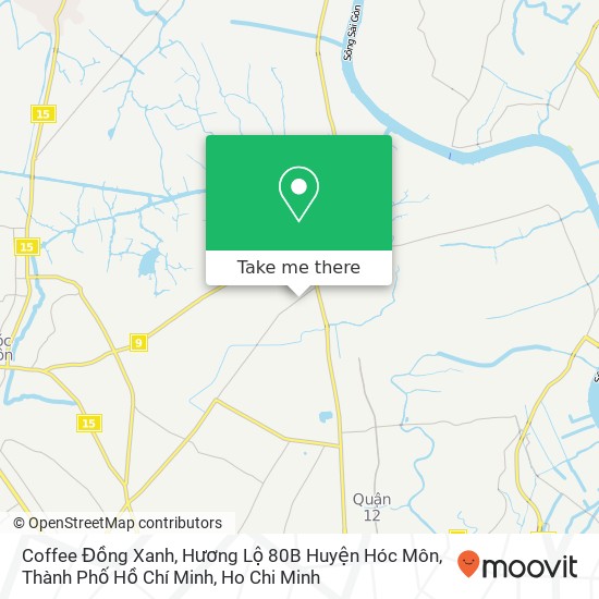 Coffee Đồng Xanh, Hương Lộ 80B Huyện Hóc Môn, Thành Phố Hồ Chí Minh map