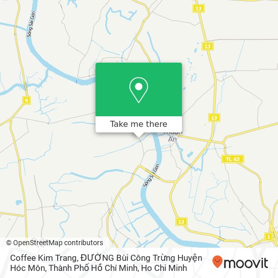 Coffee Kim Trang, ĐƯỜNG Bùi Công Trừng Huyện Hóc Môn, Thành Phố Hồ Chí Minh map