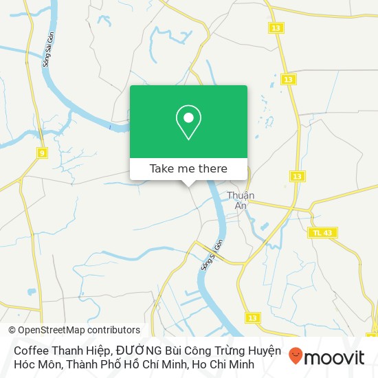 Coffee Thanh Hiệp, ĐƯỜNG Bùi Công Trừng Huyện Hóc Môn, Thành Phố Hồ Chí Minh map