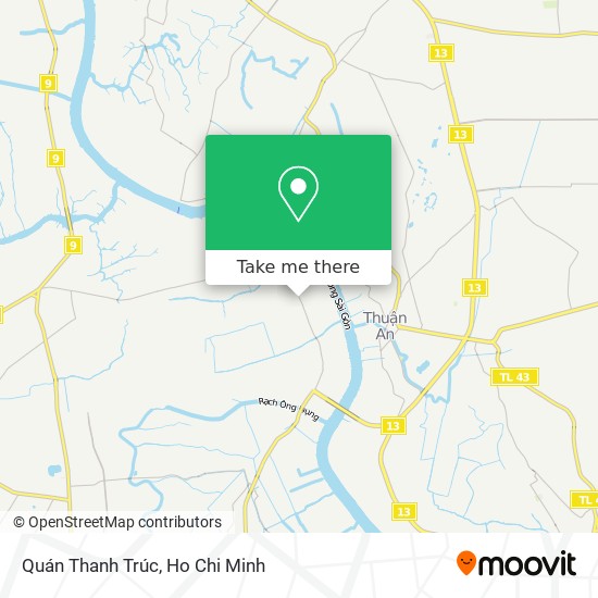 Quán Thanh Trúc map