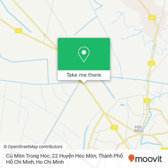 Củ Môn Trong Hóc, 22 Huyện Hóc Môn, Thành Phố Hồ Chí Minh map
