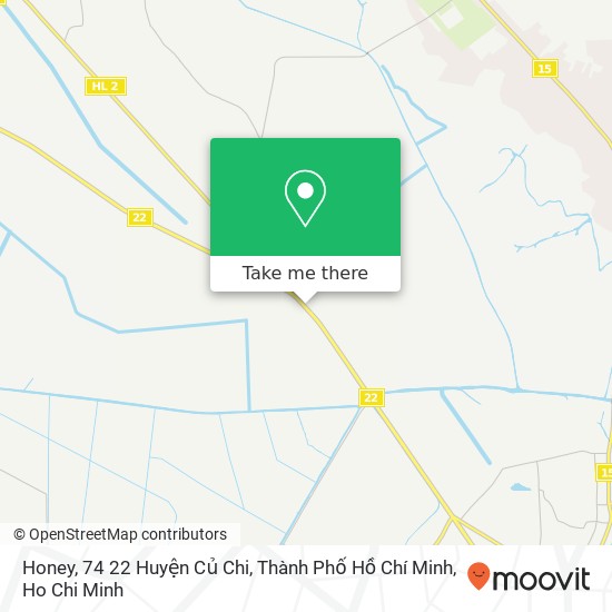 Honey, 74 22 Huyện Củ Chi, Thành Phố Hồ Chí Minh map