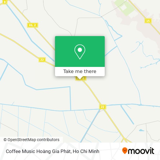 Coffee Music Hoàng Gia Phát map