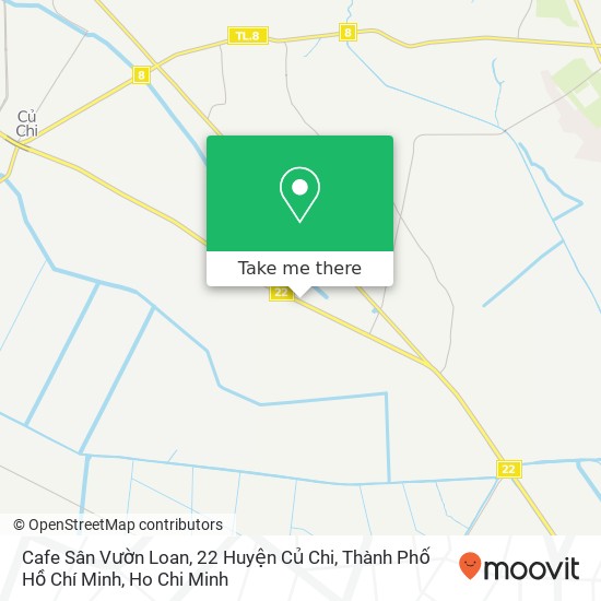 Cafe Sân Vườn Loan, 22 Huyện Củ Chi, Thành Phố Hồ Chí Minh map
