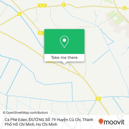 Cà Phê Eden, ĐƯỜNG Số 79 Huyện Củ Chi, Thành Phố Hồ Chí Minh map