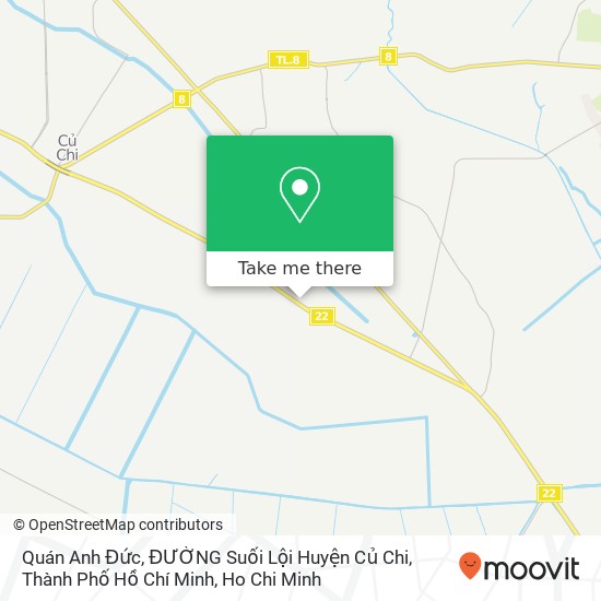 Quán Anh Đức, ĐƯỜNG Suối Lội Huyện Củ Chi, Thành Phố Hồ Chí Minh map