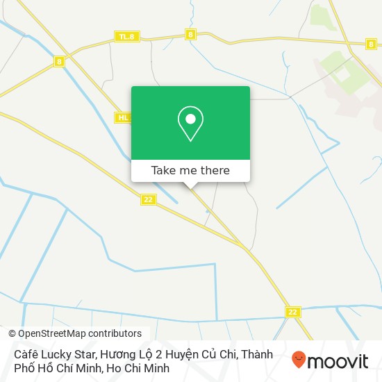 Càfê Lucky Star, Hương Lộ 2 Huyện Củ Chi, Thành Phố Hồ Chí Minh map