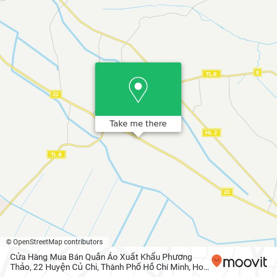 Cửa Hàng Mua Bán Quần Áo Xuất Khẩu Phương Thảo, 22 Huyện Củ Chi, Thành Phố Hồ Chí Minh map
