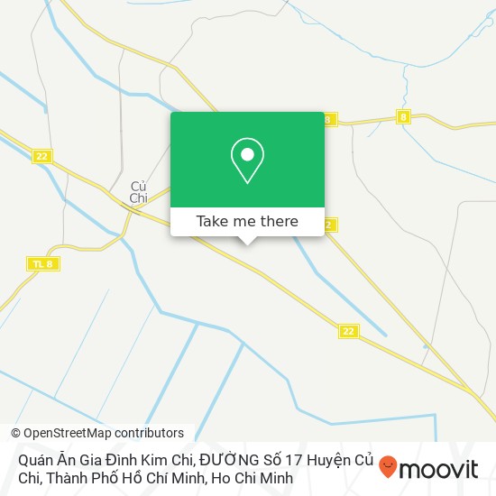 Quán Ăn Gia Đình Kim Chi, ĐƯỜNG Số 17 Huyện Củ Chi, Thành Phố Hồ Chí Minh map