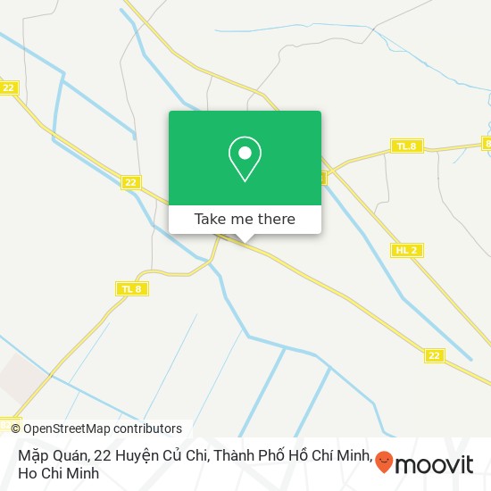 Mặp Quán, 22 Huyện Củ Chi, Thành Phố Hồ Chí Minh map