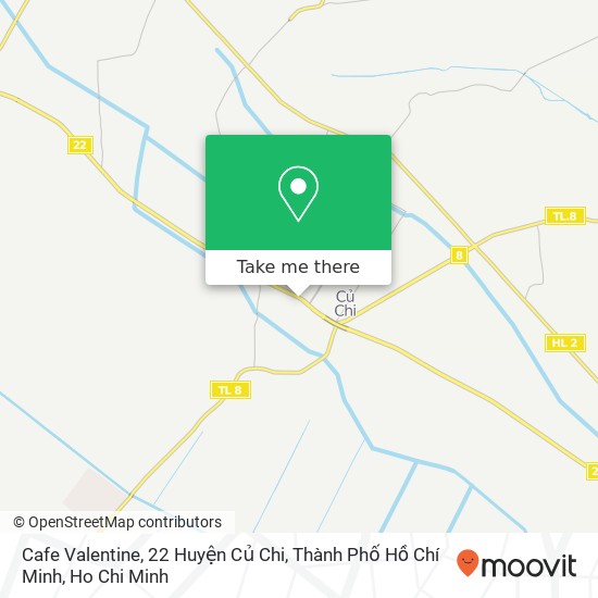 Cafe Valentine, 22 Huyện Củ Chi, Thành Phố Hồ Chí Minh map