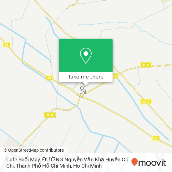 Cafe Suối Mây, ĐƯỜNG Nguyễn Văn Khạ Huyện Củ Chi, Thành Phố Hồ Chí Minh map