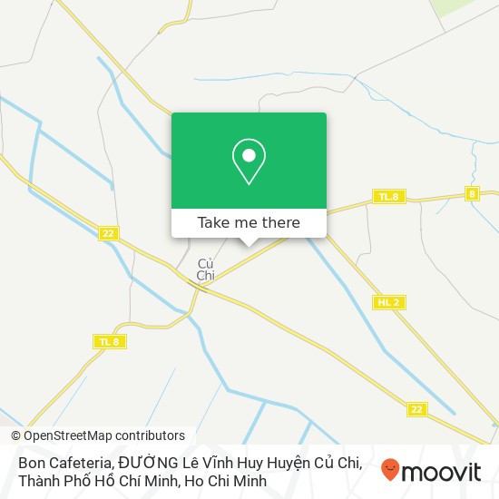 Bon Cafeteria, ĐƯỜNG Lê Vĩnh Huy Huyện Củ Chi, Thành Phố Hồ Chí Minh map