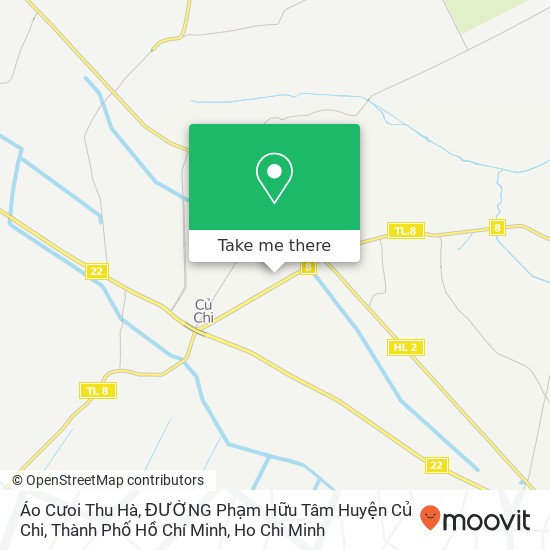 Áo Cưoi Thu Hà, ĐƯỜNG Phạm Hữu Tâm Huyện Củ Chi, Thành Phố Hồ Chí Minh map