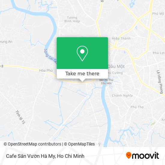 Cafe Sân Vườn Hà My map