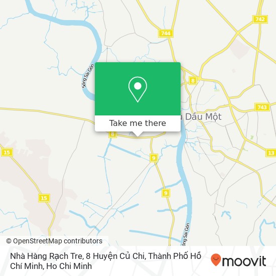 Nhà Hàng Rạch Tre, 8 Huyện Củ Chi, Thành Phố Hồ Chí Minh map