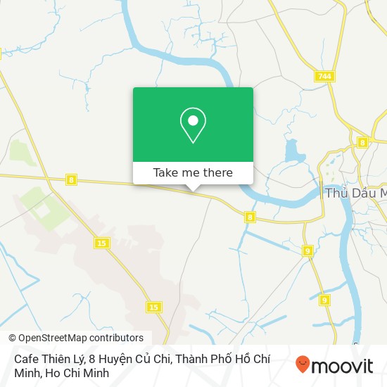 Cafe Thiên Lý, 8 Huyện Củ Chi, Thành Phố Hồ Chí Minh map