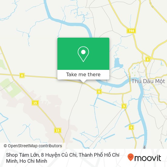 Shop Tám Lớn, 8 Huyện Củ Chi, Thành Phố Hồ Chí Minh map