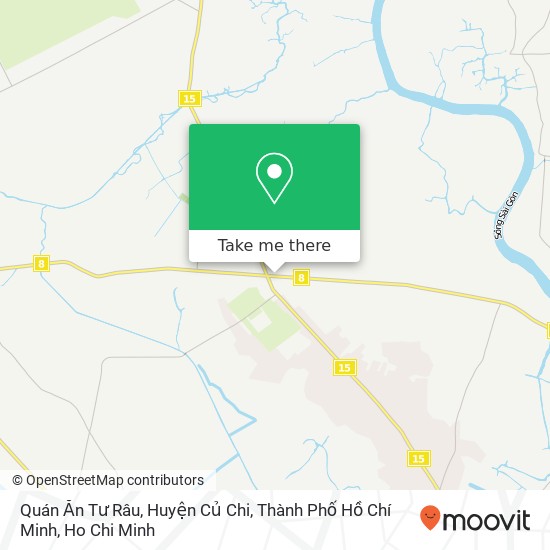 Quán Ăn Tư Râu, Huyện Củ Chi, Thành Phố Hồ Chí Minh map