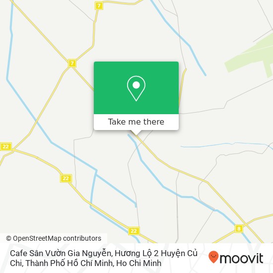 Cafe Sân Vườn Gia Nguyễn, Hương Lộ 2 Huyện Củ Chi, Thành Phố Hồ Chí Minh map
