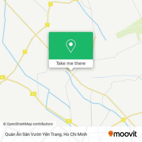 Quán Ăn Sân Vườn Yến Trang map