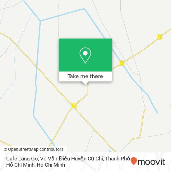 Cafe Lang Go, Võ Văn Điều Huyện Củ Chi, Thành Phố Hồ Chí Minh map