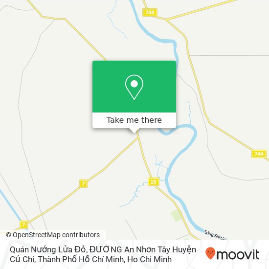 Quán Nướng Lửa Đỏ, ĐƯỜNG An Nhơn Tây Huyện Củ Chi, Thành Phố Hồ Chí Minh map